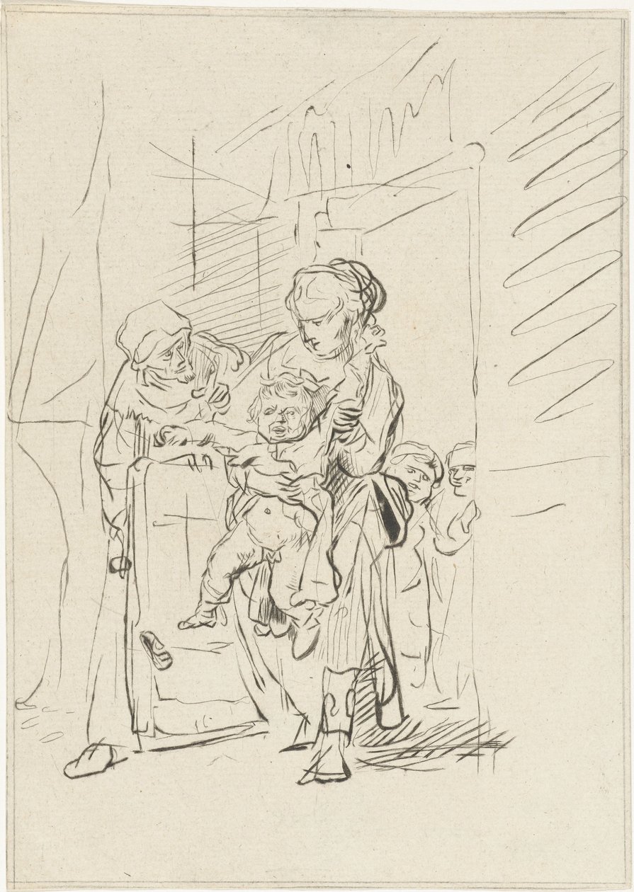 叫ぶ子供 作： Joannis Jacobus Bijlaert
