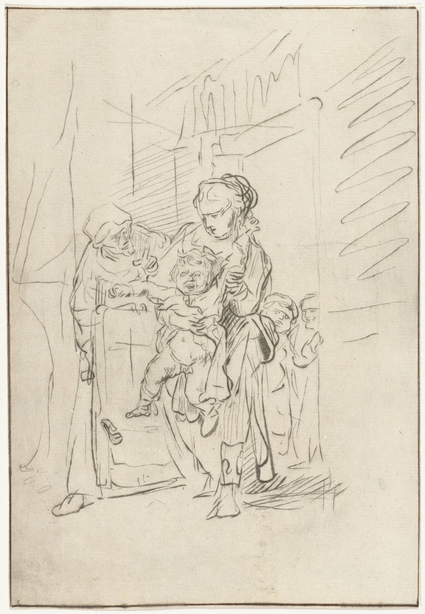 叫ぶ子供 作： Joannis Jacobus Bijlaert