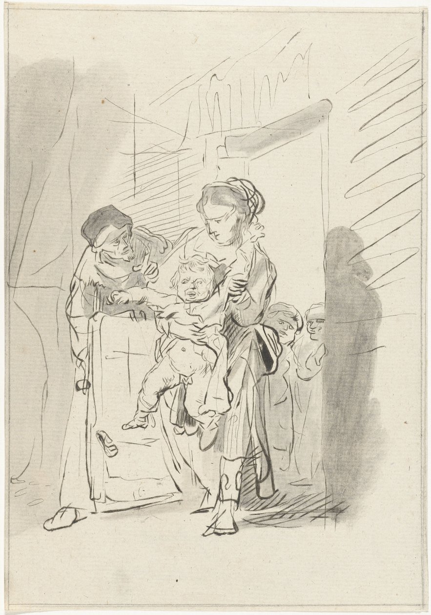 叫ぶ子供 作： Joannis Jacobus Bijlaert