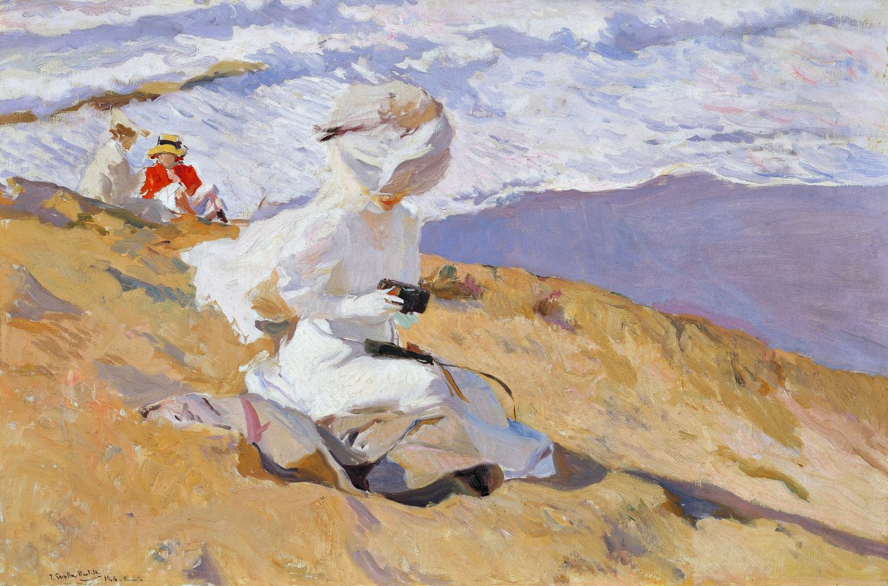 瞬間を捉える 作： JoaquínSorolla