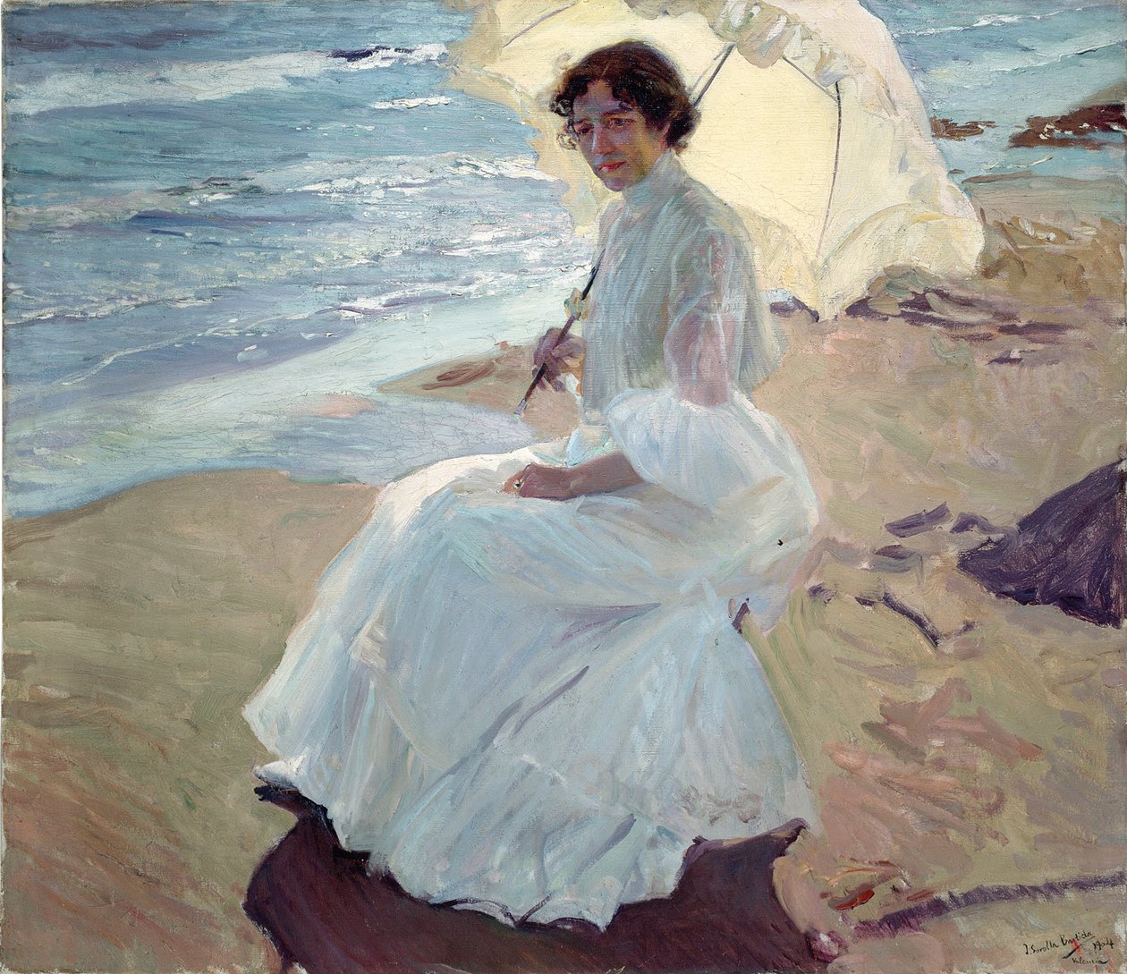浜辺のクロティルド 作： JoaquínSorolla