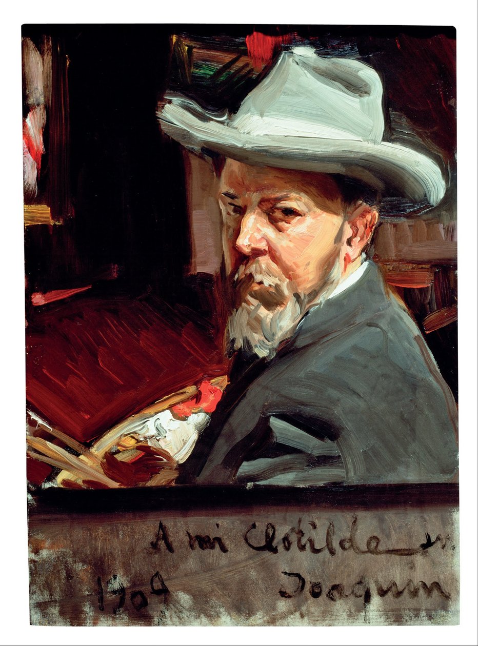 自画像 作： JoaquínSorolla
