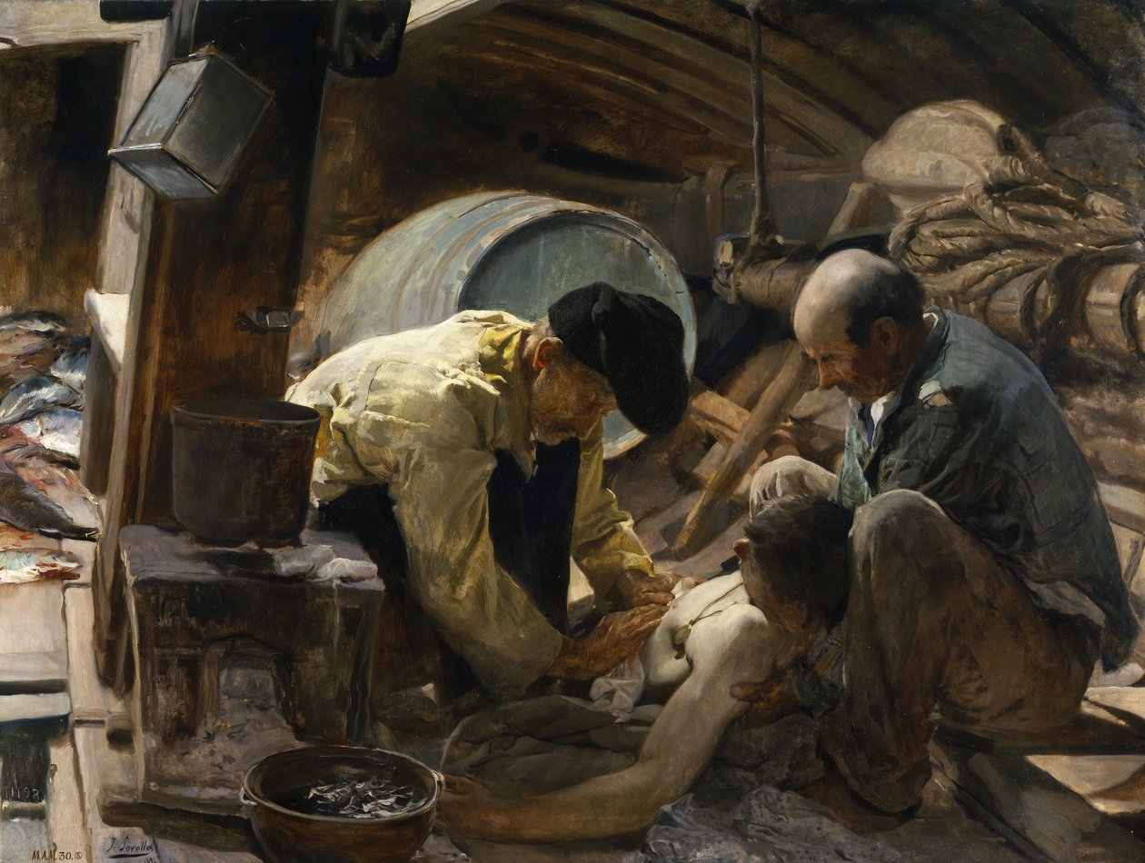 そして彼らはまだ魚は高価だと言います 作： JoaquínSorolla