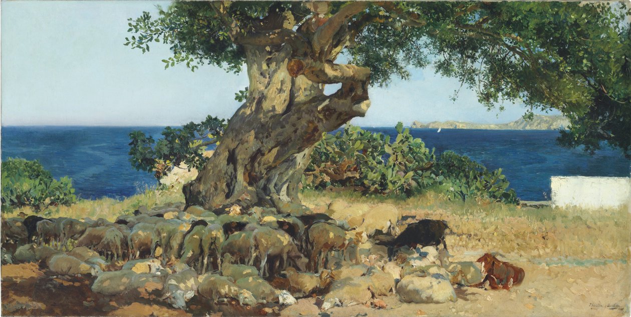イナゴマメの木 作： JoaquínSorolla