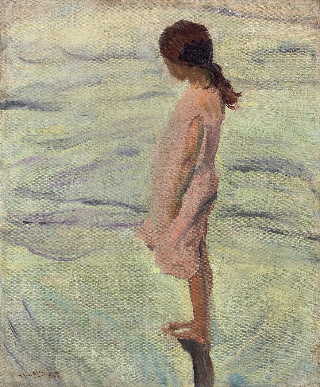 日没後 作： JoaquínSorolla