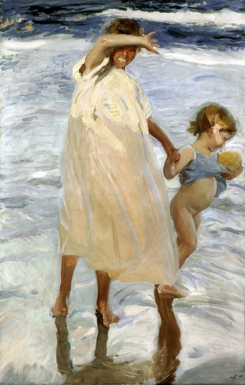 ドスエルマナス、バレンシア 作： JoaquínSorolla