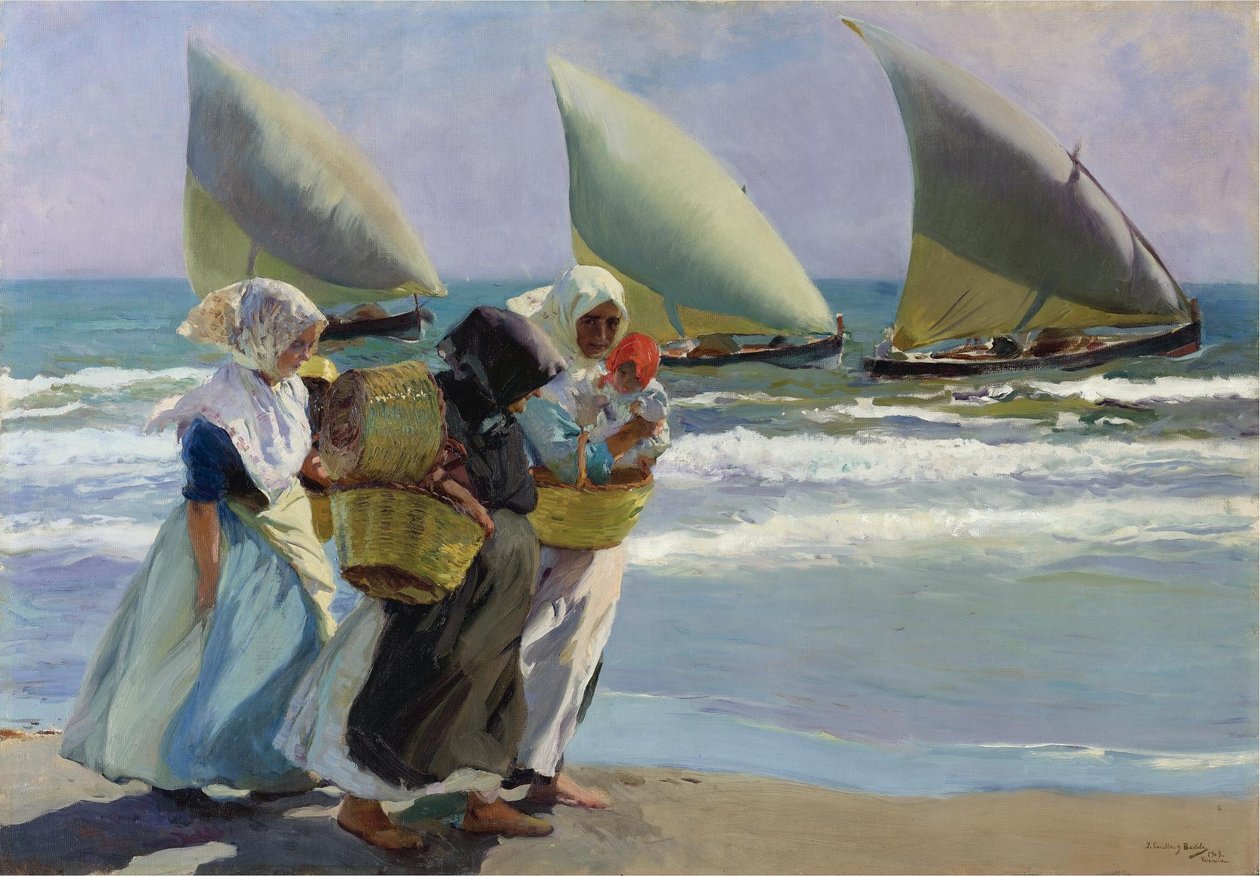 3つのキャンドル 作： JoaquínSorolla