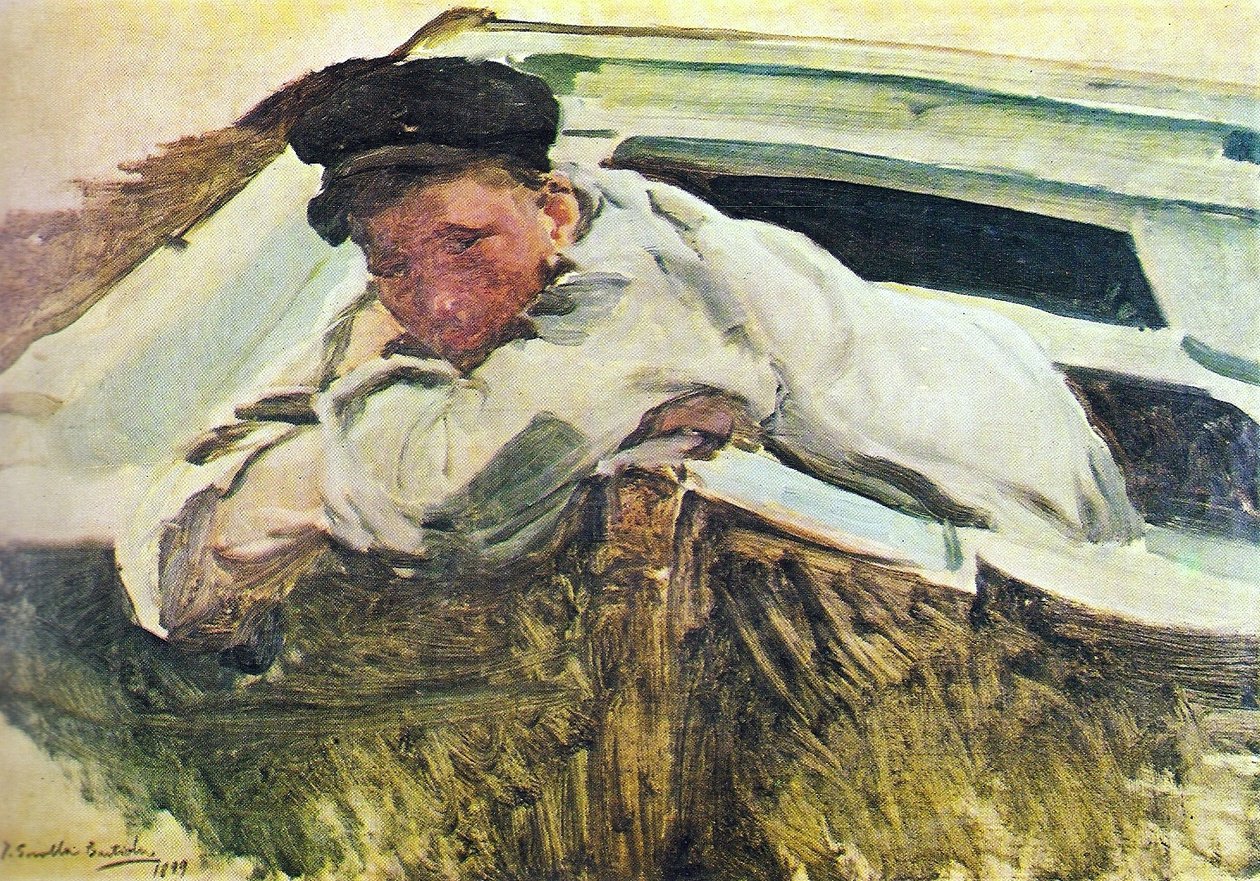 O Grumete m 作： JoaquínSorolla