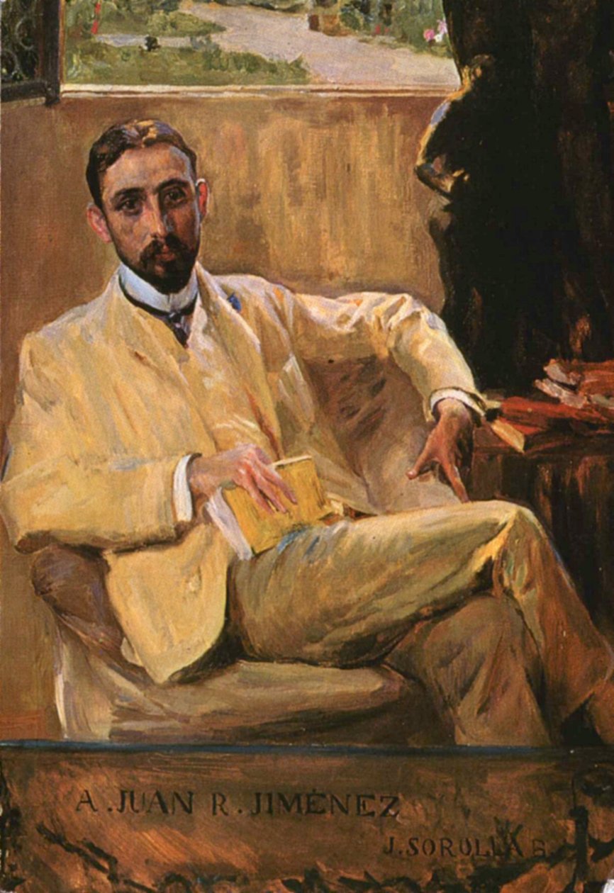 フアン・ラモン・ヒメネスの肖像 作： JoaquínSorolla