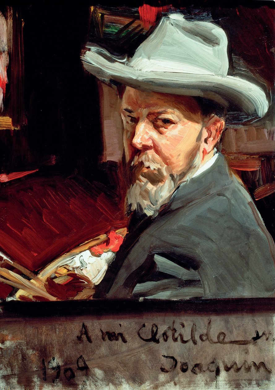 自画像 作： JoaquínSorolla