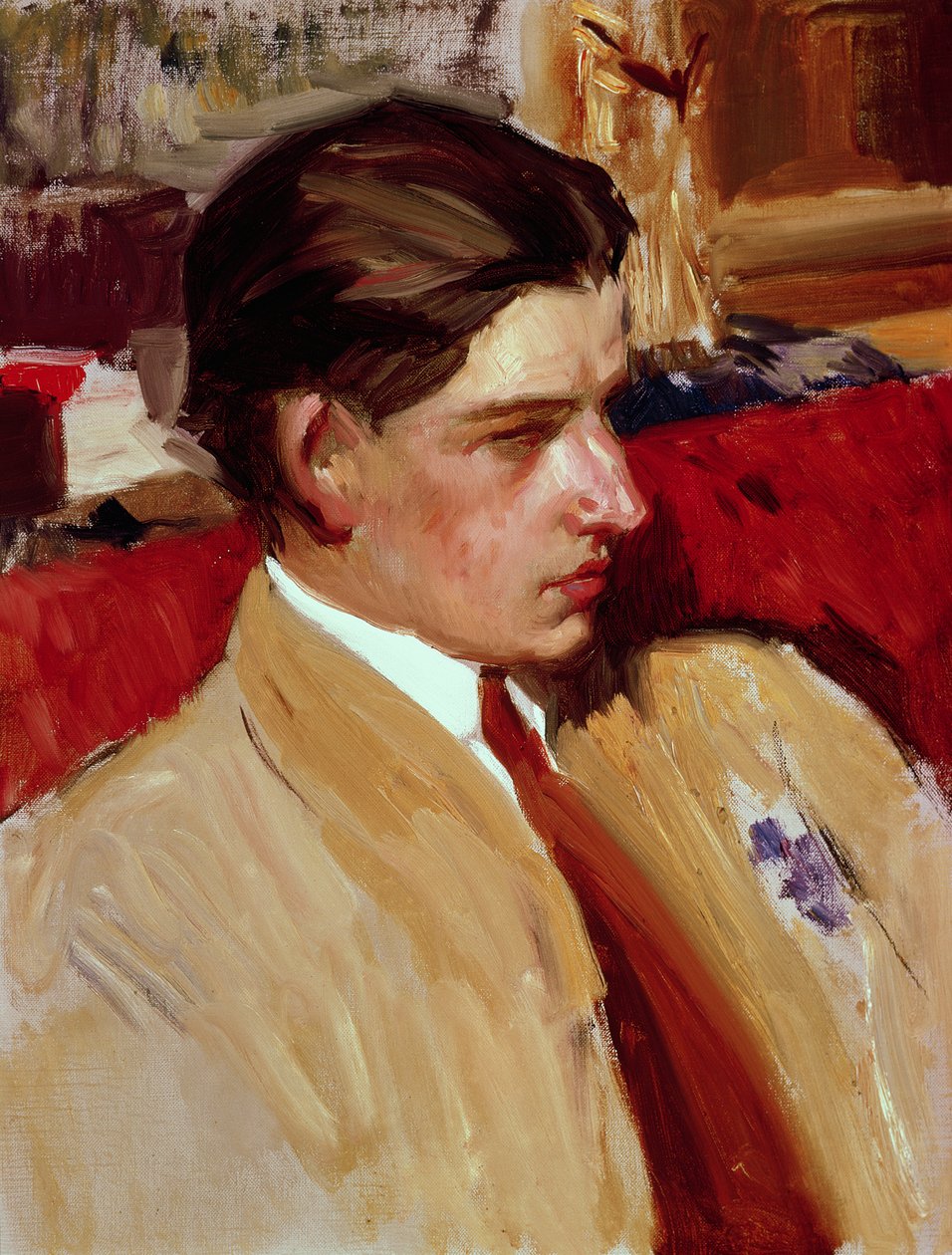 プロファイルのセルフポートレート 作： JoaquínSorolla