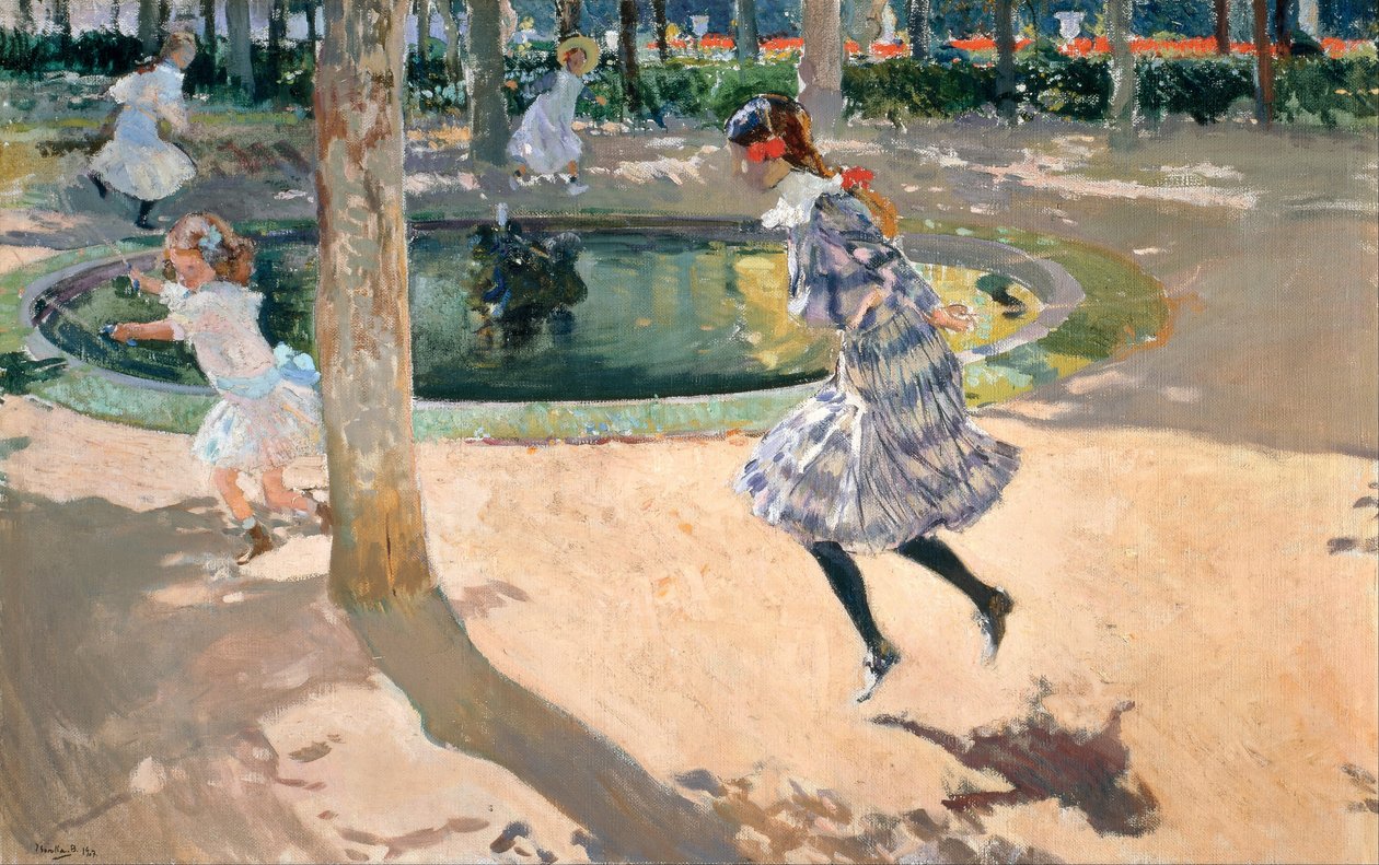 縄跳び 作： JoaquínSorolla