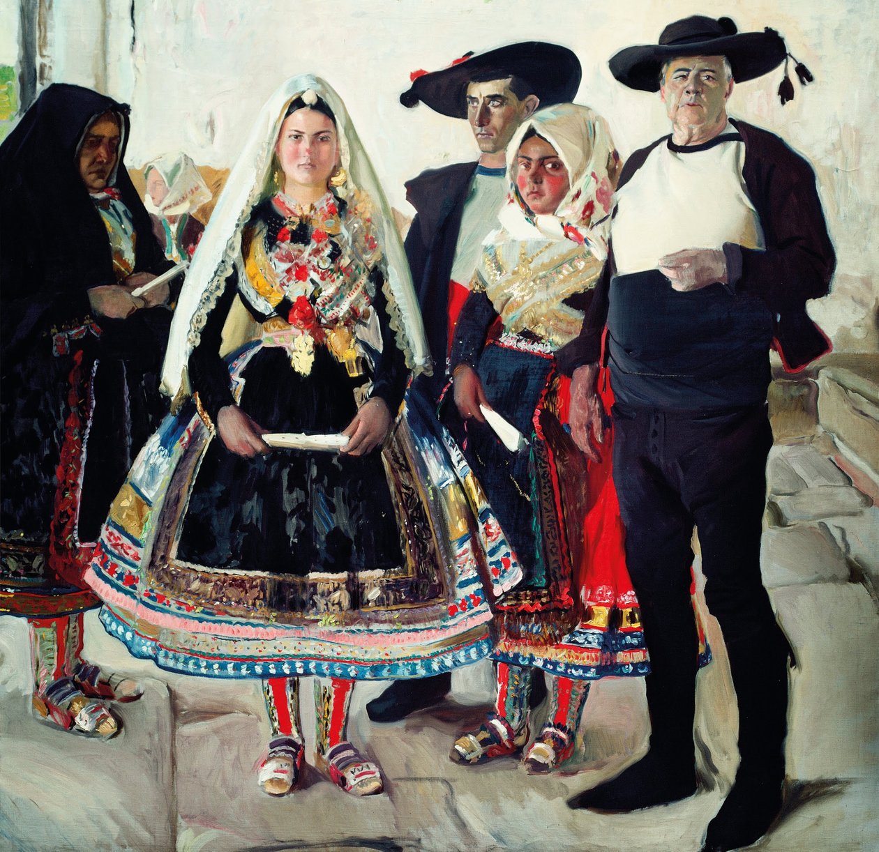 典型的なLagarteransまたはLagarteran BrideShare 作： JoaquínSorolla