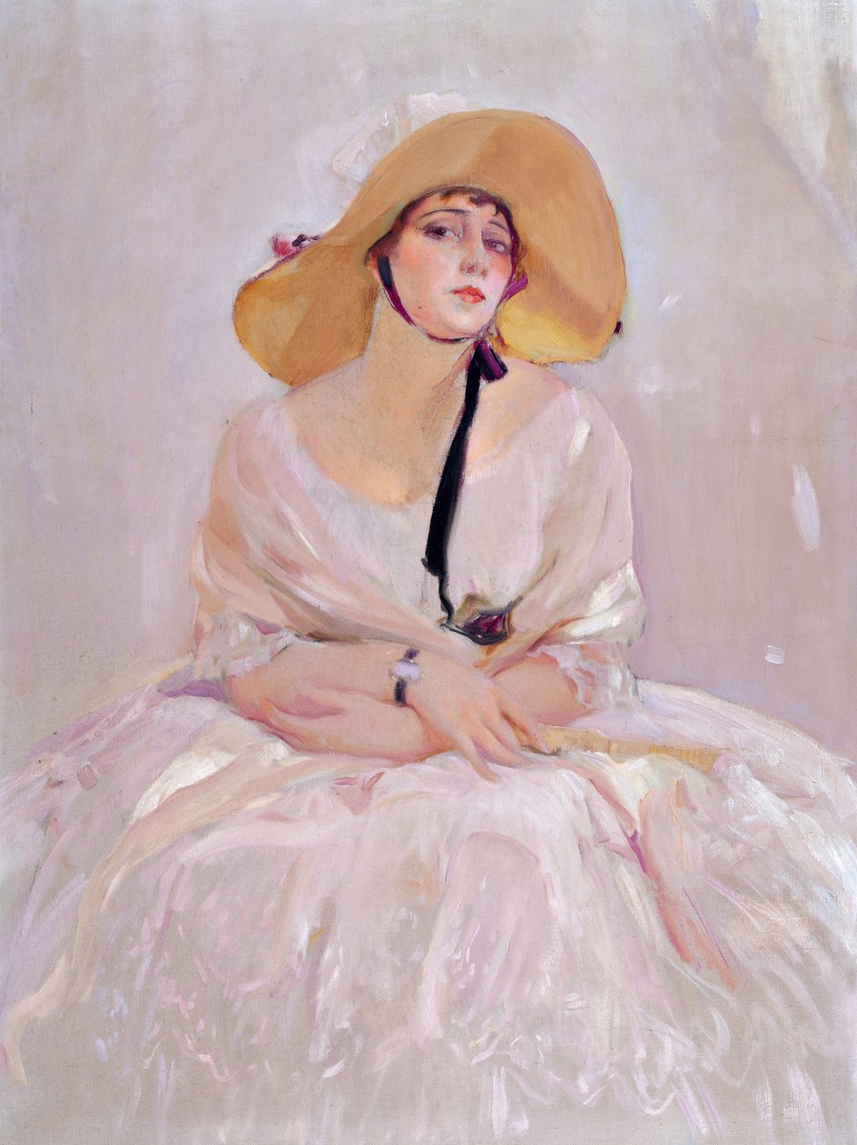 ラケルメラーの肖像1888-1962、1919 作： JoaquínSorolla