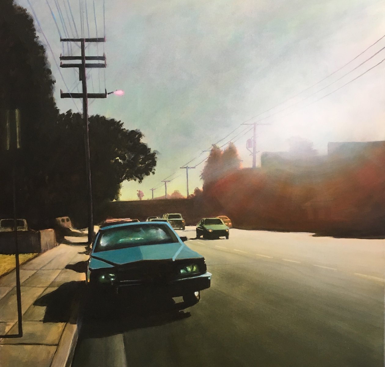 ハリウッド 2006年頃 （アクリル、パネル） 作： 