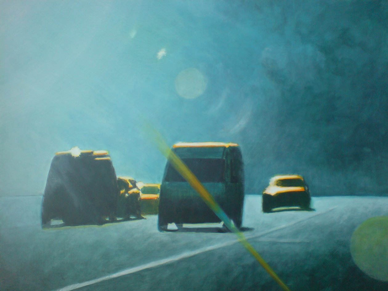 Somewhere 1999年頃 （アクリル、パネル） 作： 