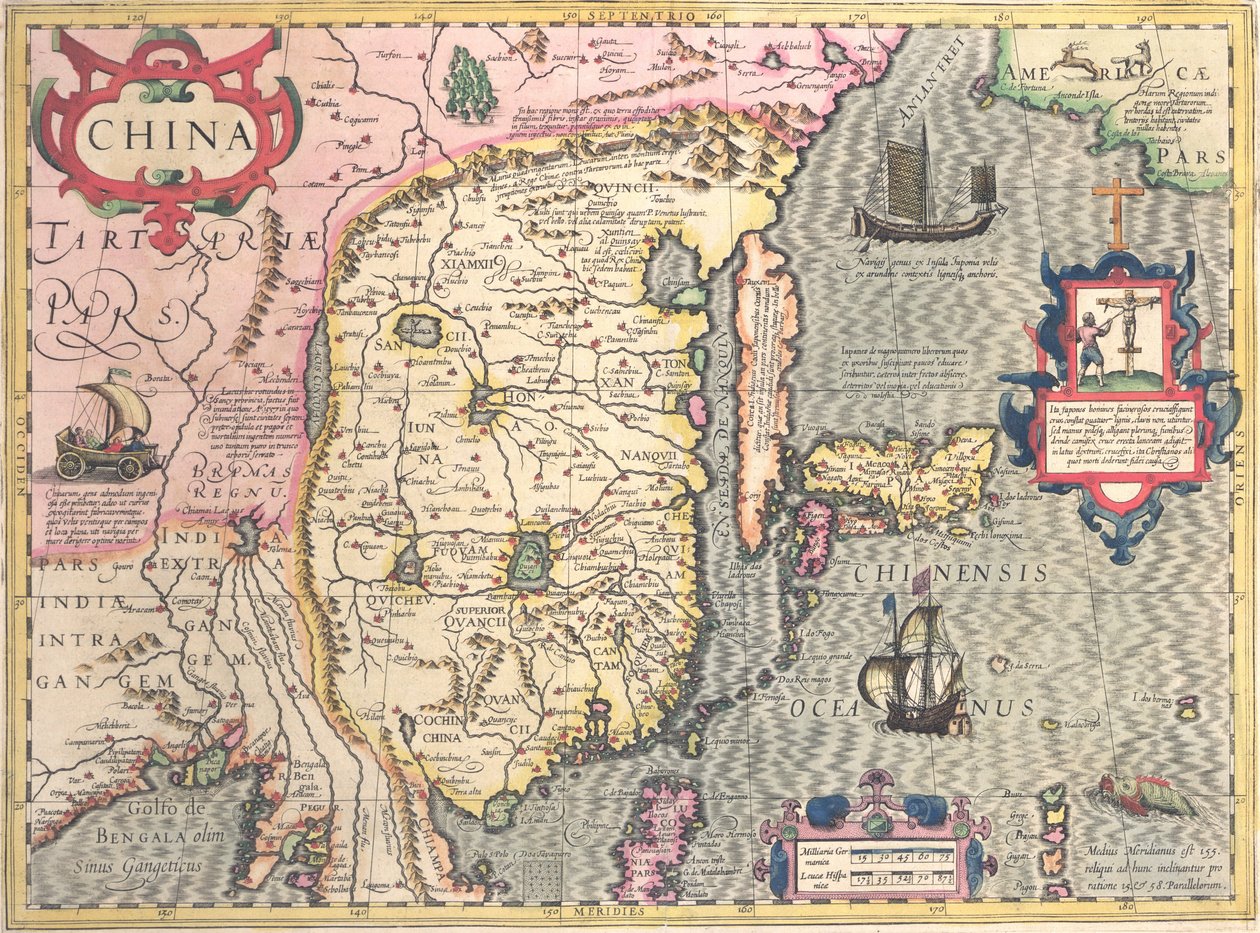 中国、1607年頃 作： ヨドクスホンディウス