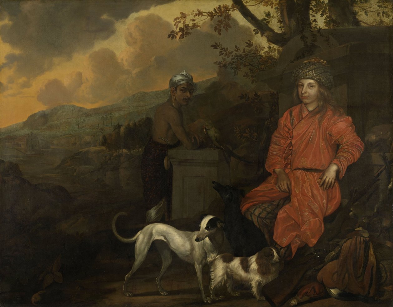 Philippus BaldaeusとGerrit Mossopotam of Portrait、1668 作： ヨハン・デ・ラ・ロケット