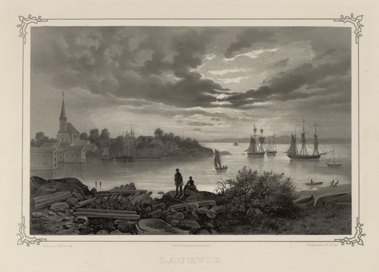 図版は「Norge fremstillet i Tegninger av Asbjørnsen, P.Chr. og utgitt av Chr.Tønsberg」（no, 1848）から引用したものです。 作： ヨハン・クリスチャン・ダール
