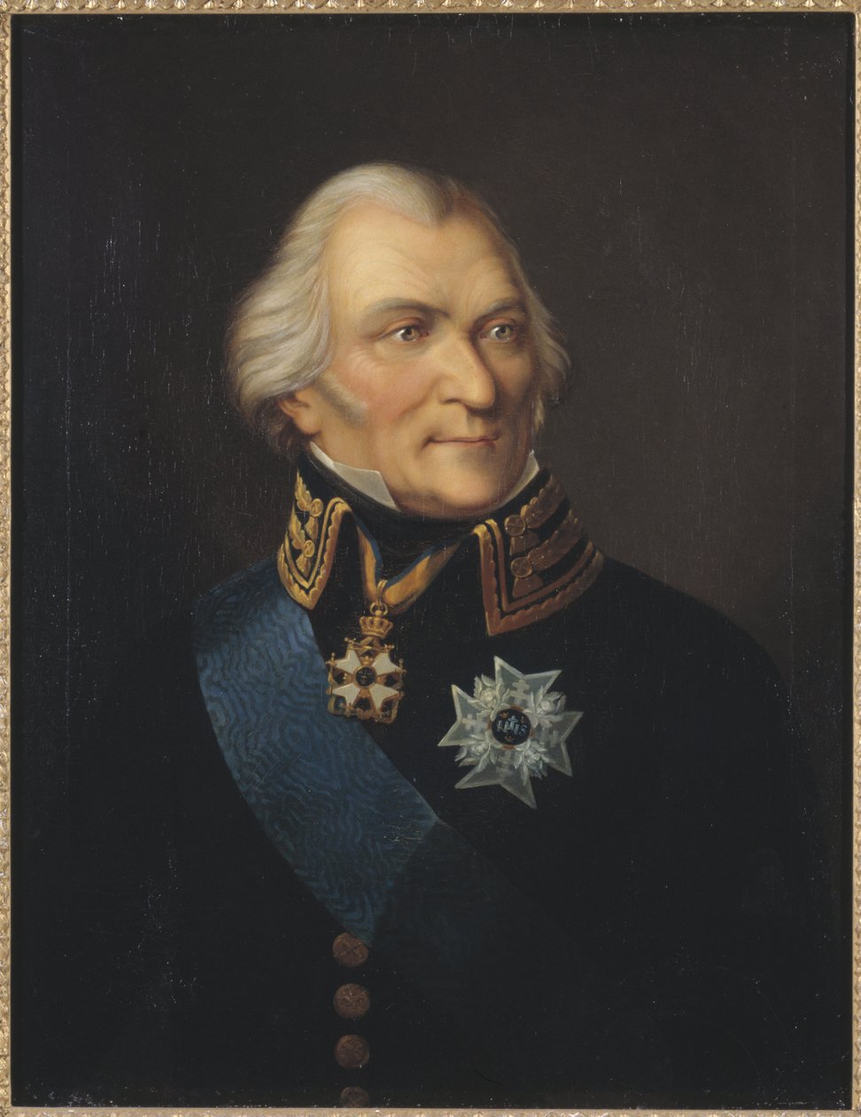 ヨハン・クリストファー（クリストファー）・フォン・トール伯爵（1743-1817）の肖像、ウェイ、ヨハン・ヴィルヘルム・カール（1792-1873）作。油彩・キャンバス寸法：75x62cmストックホルム国立博物館 作： ヨハン・ウェイ