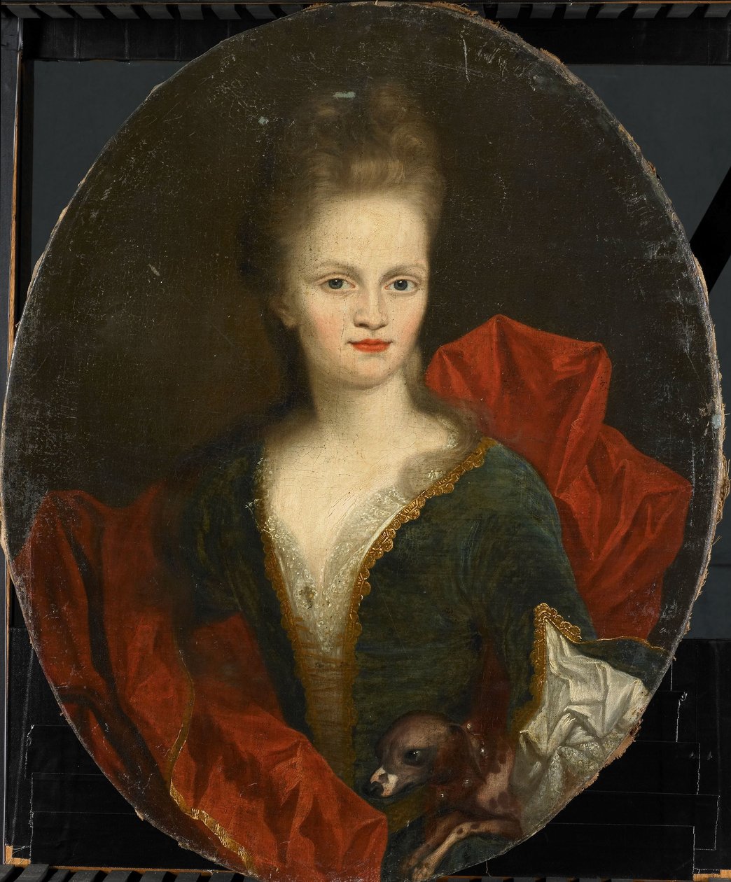 アンナ・マルガレッタ・ヴァン・ペトゥム (1676-1745)、ヨハン・アーノルド・ゾウトマンの妻 作： ヨハン・ファン・ディースト