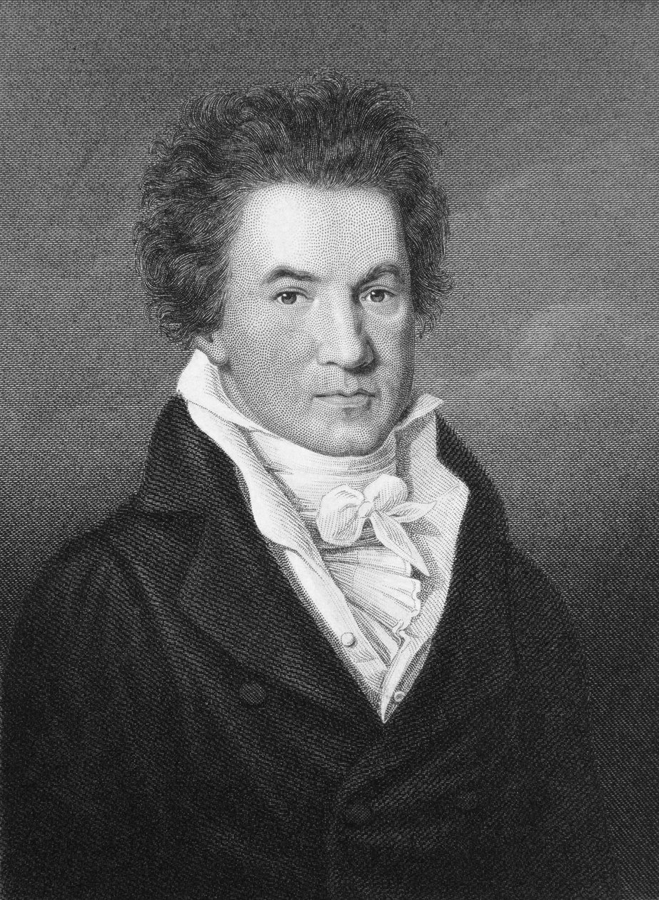 ルートヴィヒヴァンベートーベンの肖像（1770〜1827年） 作： ヨハン・ゴットフリード・シェフナー