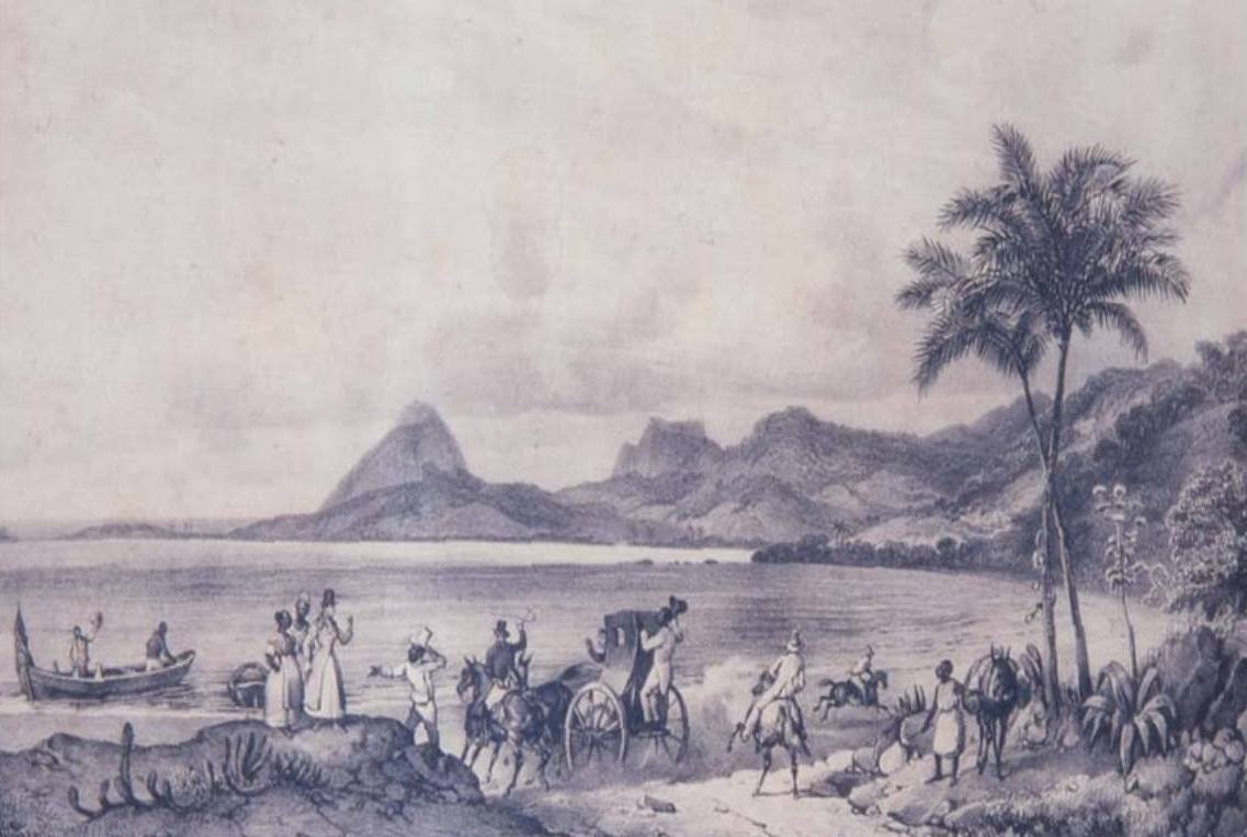 Lagoa das TretasがRodrigo de Freitas Lagoonになりました 作： ヨハン・モーリッツ・ルゲンダス
