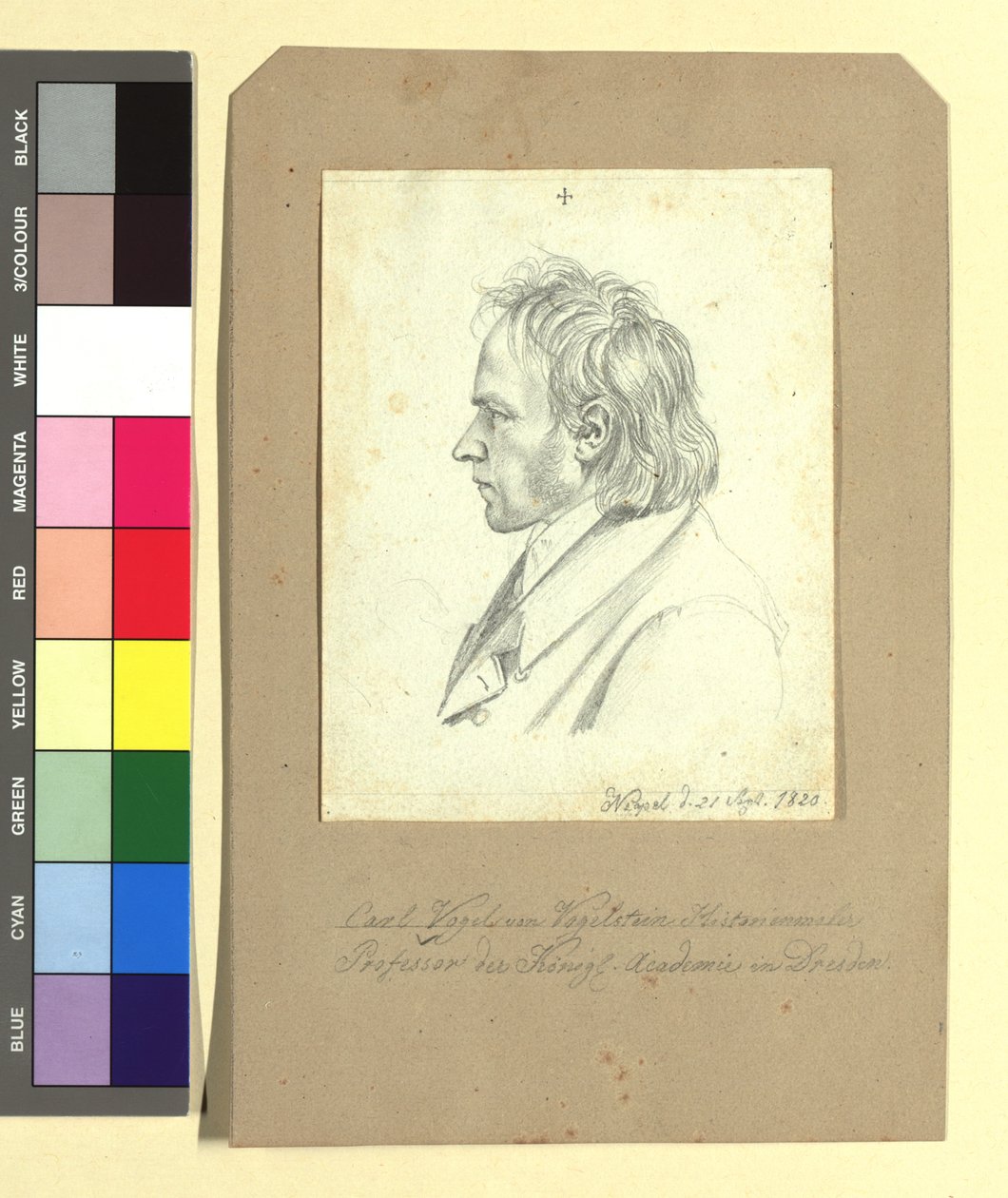 画家カール・フォーゲル・フォン・フォーゲルシュタイン（1788-1868） 作： ヨハン・アダム・クライン