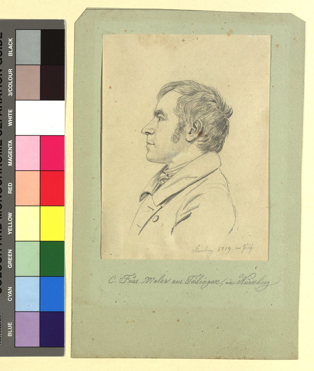 画家クリスティアン・フリードリヒ・フュース（1772-1836） 作： ヨハン・アダム・クライン