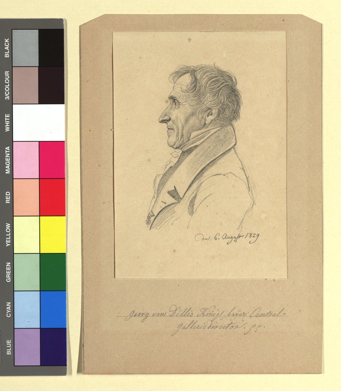 ゲオルク・フォン・ディリス（1759-1841年）、画家、画廊館長 作： ヨハン・アダム・クライン