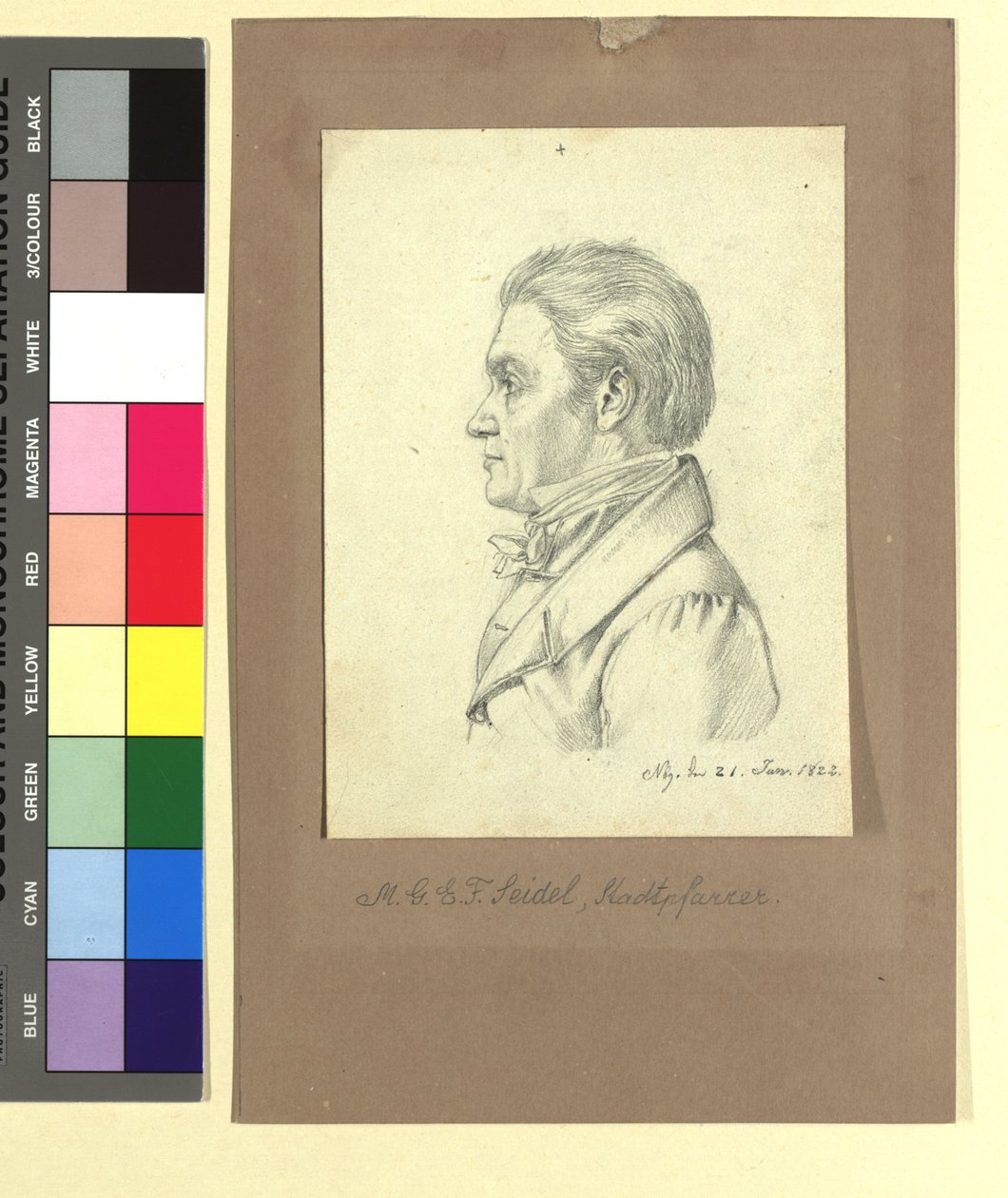 ゴットホルト・エマヌエル・フリードリヒ・ザイデル（1774-1838）、ニュルンベルクの牧師 作： ヨハン・アダム・クライン
