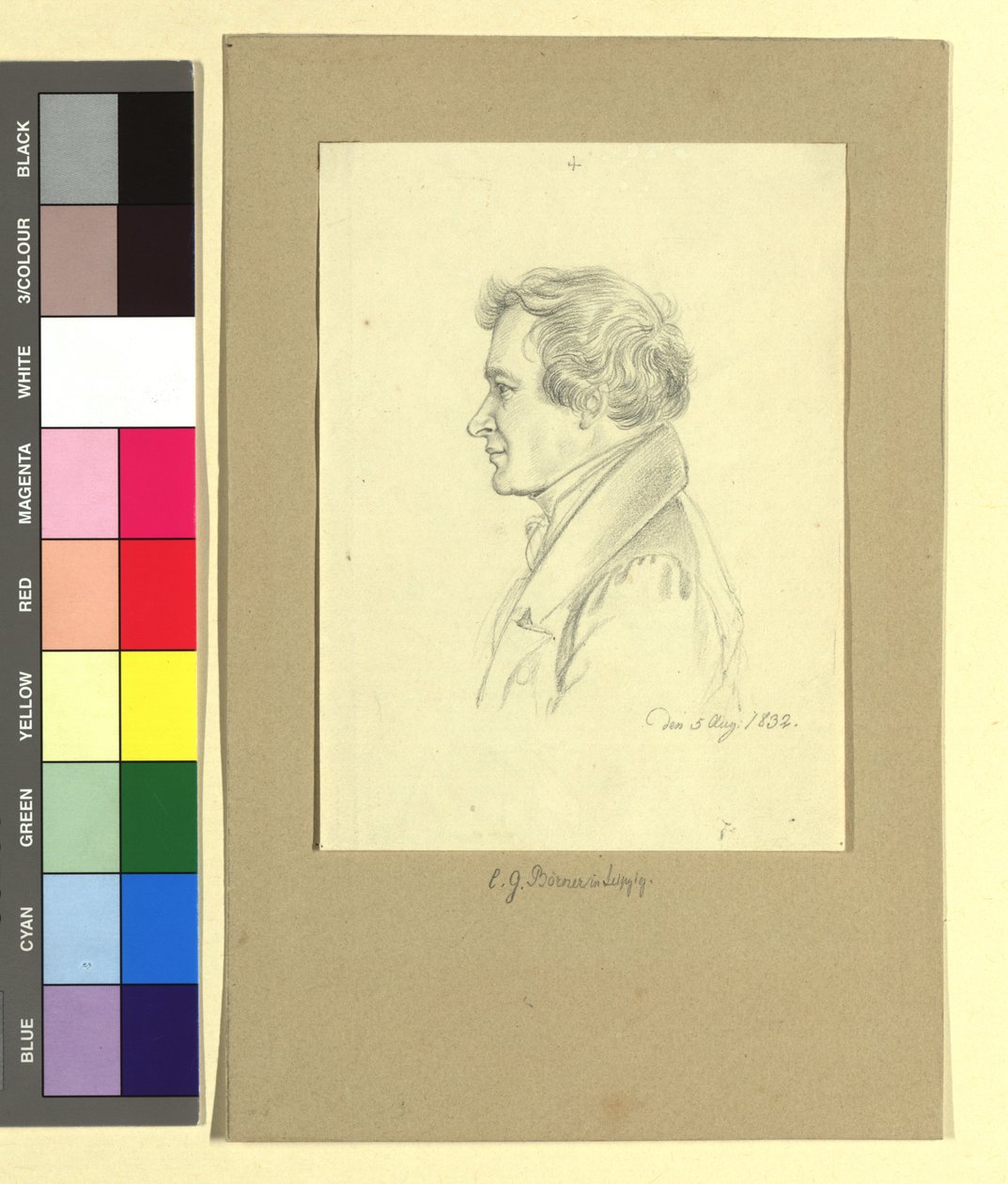 グスタフ・カール・ベルナー（1790-1855）、画家 作： ヨハン・アダム・クライン