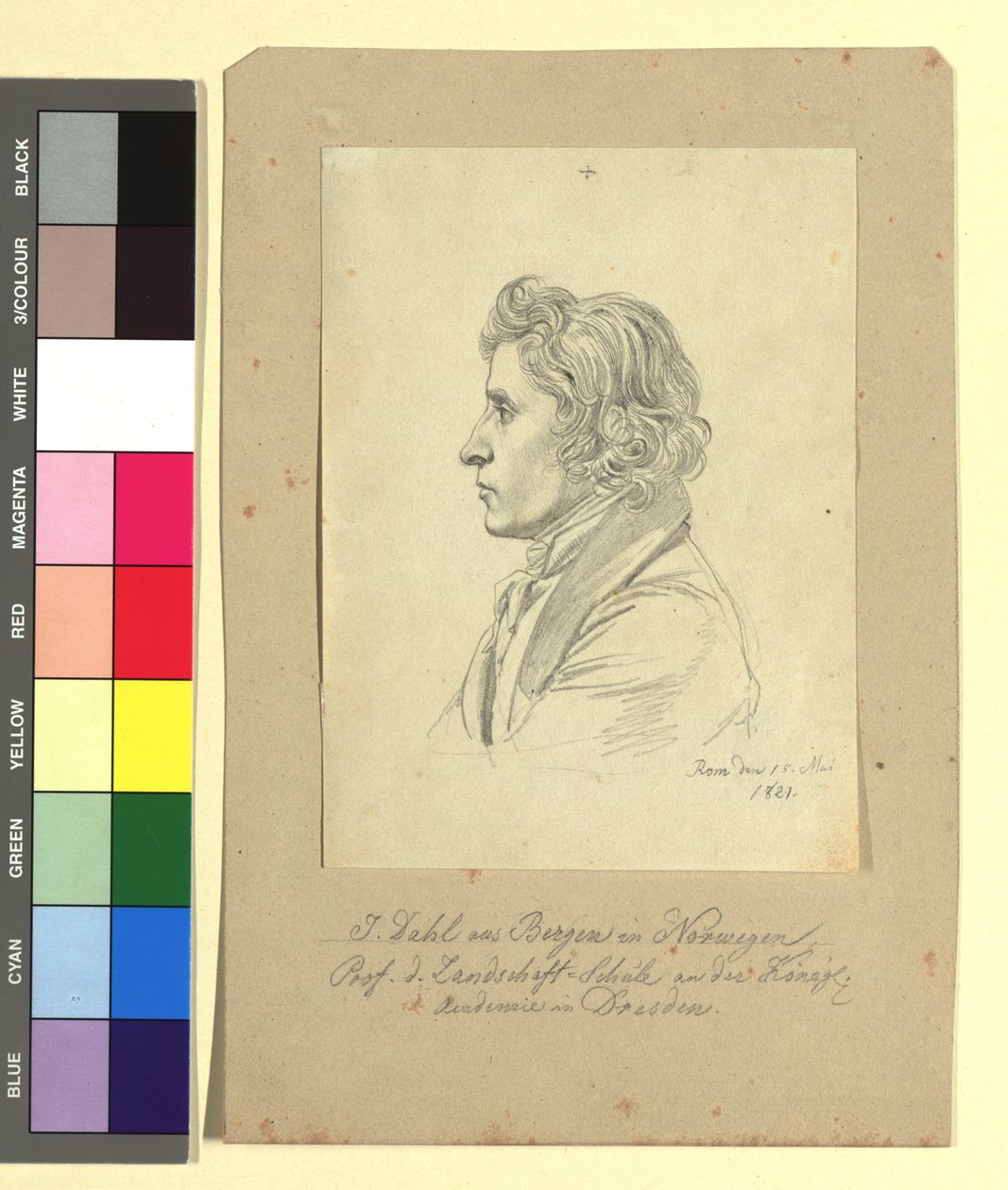 ヨハン・クリスティアン・クラウセン・ダール（1788-1857）、画家 作： ヨハン・アダム・クライン