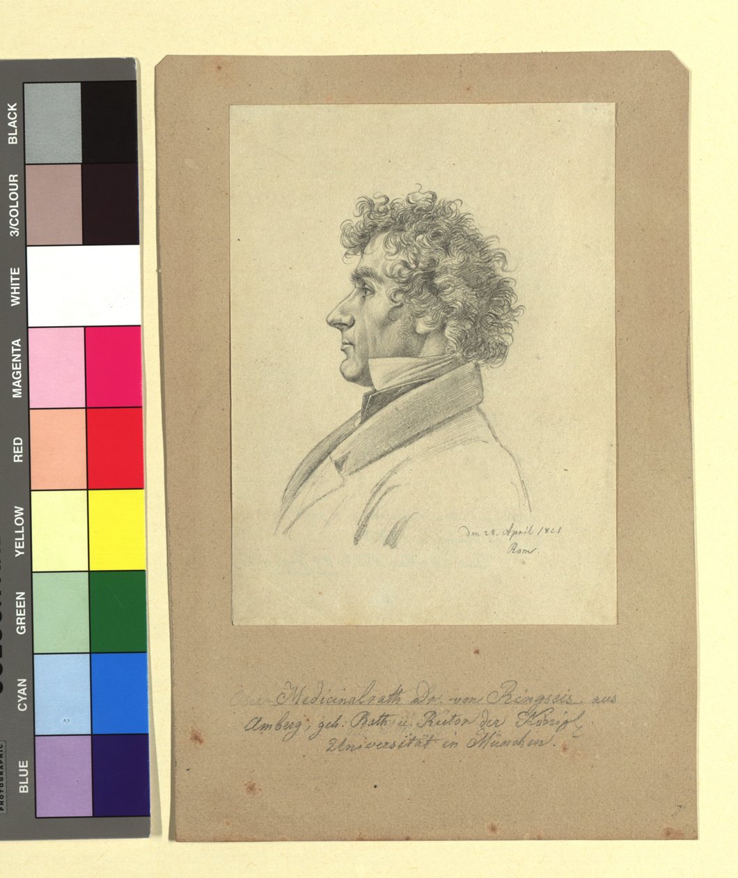 ヨハン・ネポムク・フォン・リングザイス（1785-1880年）、医師、学長 作： ヨハン・アダム・クライン