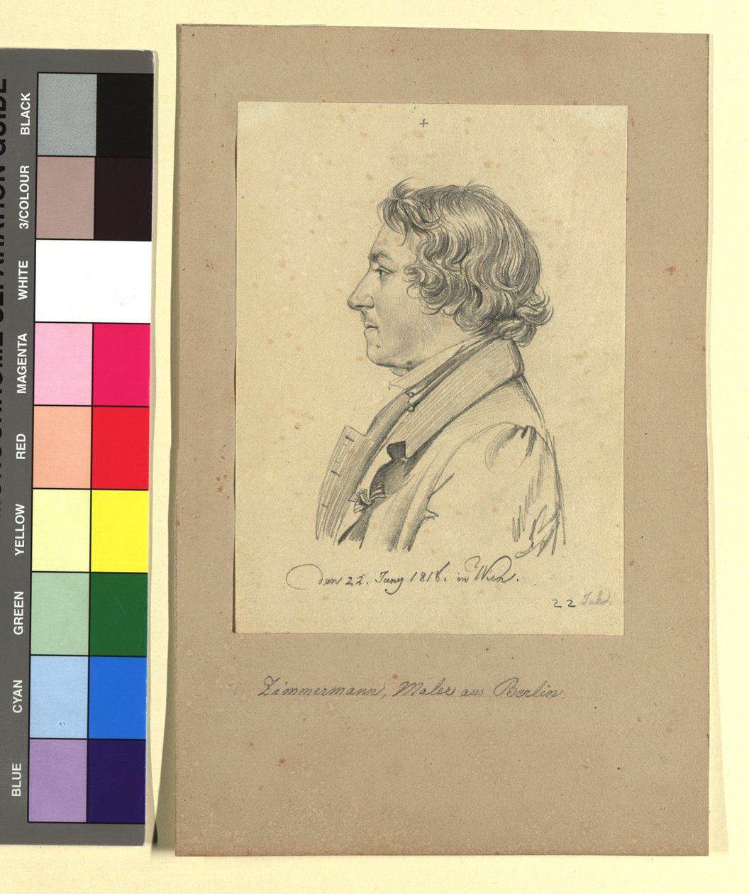 カール・フリードリヒ・ツィンマーマン（1796-1820）、画家 作： ヨハン・アダム・クライン