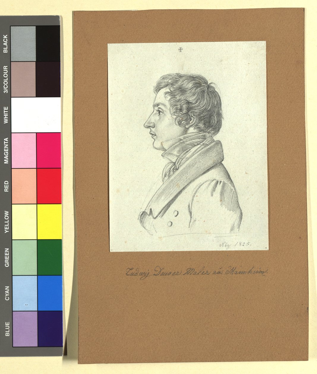 画家ルートヴィヒ・ドイラー（1806-1847） 作： ヨハン・アダム・クライン