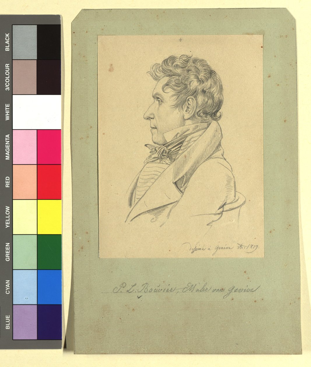 ピエール・ルイ・ブヴィエ（1766-1836）、肖像画家 作： ヨハン・アダム・クライン