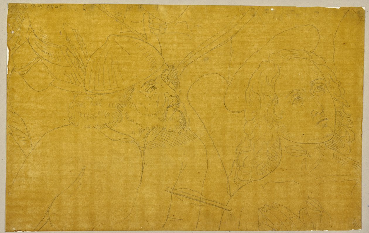 Aus: Sammlung von Umrissen und Durchzeichnungen, Band 7, Blatt 67 作： ヨハン・アントン・ランボー