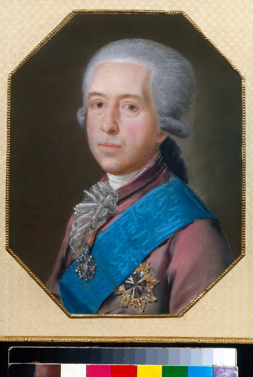 ミハイル・ミハイロヴィッチ・ゴリツィン伯爵の肖像 (1731-1806) - ヨハン・バルドゥ (1745-1788) 作 作： ヨハン・バルドゥ