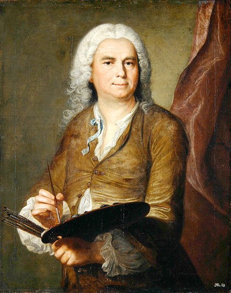 ヨハン・アレクサンダー・ティーレ（1685-1752）（油彩・キャンバス） 作： ヨハン・クリスチャン・フィードラー