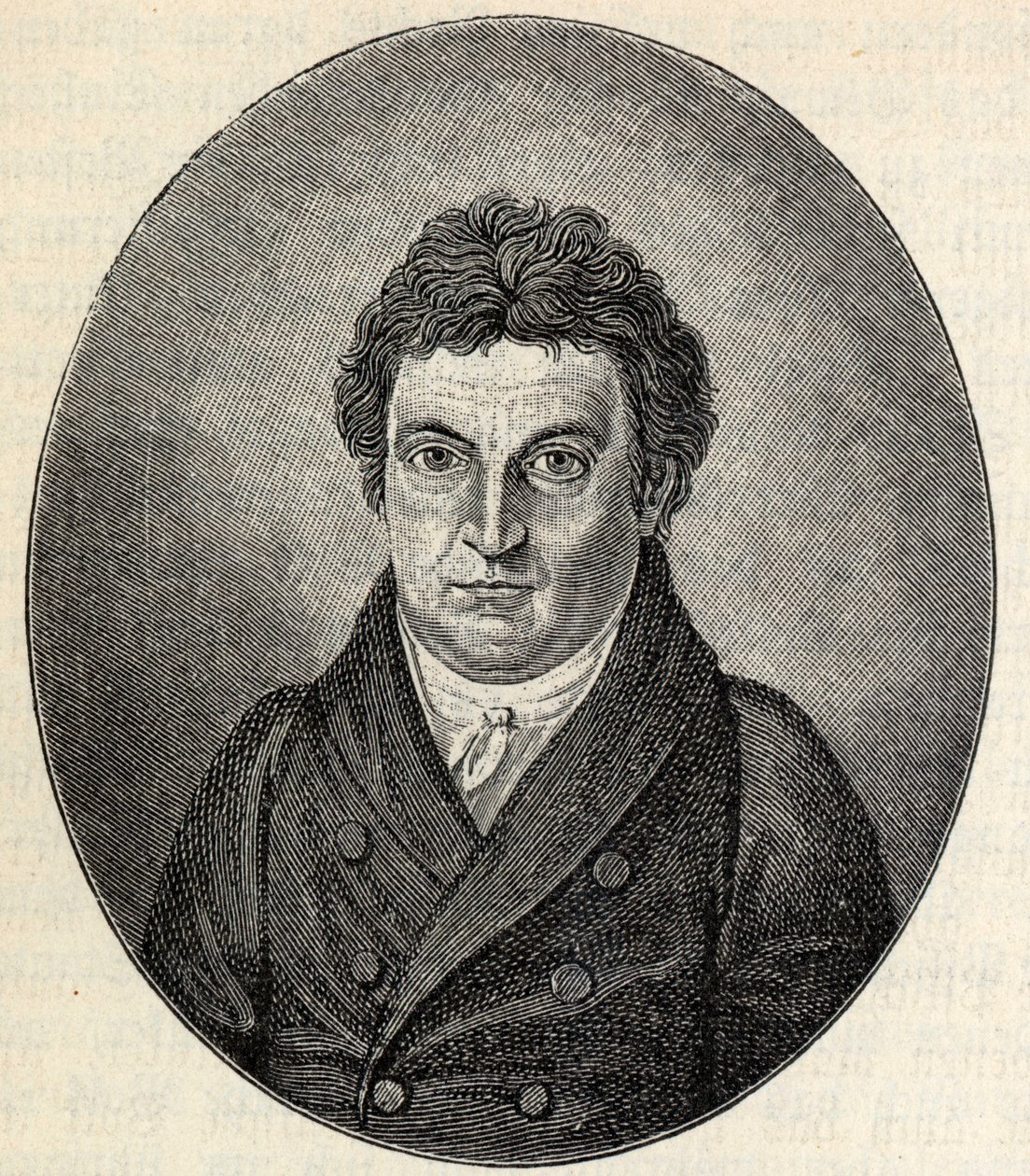 Johann Gottlieb Fichte 1762-1814 の肖像。 作： JohannFriedrichJügel