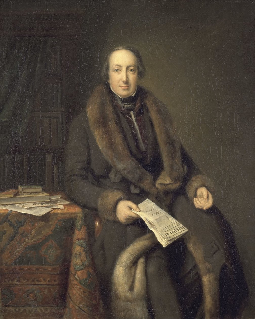 ピーター・アーノルド・ディーデリックス (1804-74)。 アムステルダムの本屋であり、1828 年に Algemeen Handelsblad を設立しました。 作： ヨハン・ゲオルグ・シュヴァルツェ（帰属）
