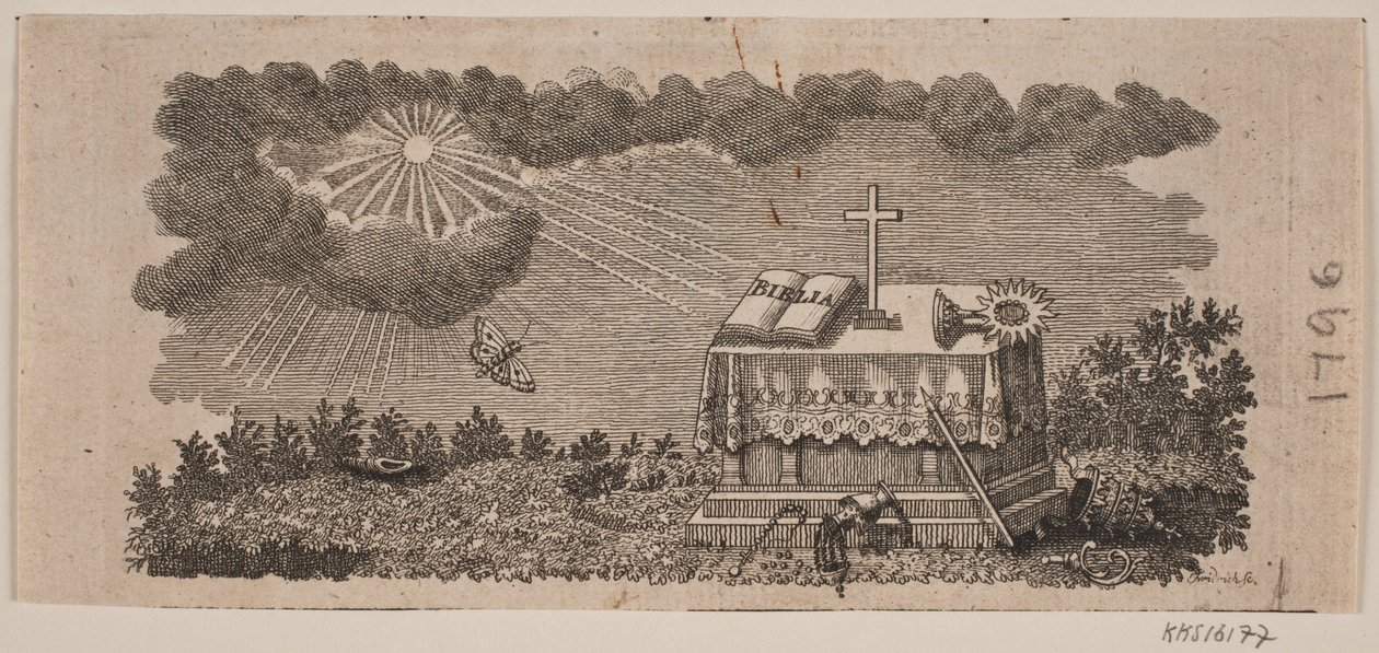 Vignette Gebhardi and Christiani 「デンマークとノルウェーの王国とシュレースヴィヒとホルシュタイン公国の歴史、私たちの時代まで」 作： ヨハン・ゴットリーブ・フリードリッヒ