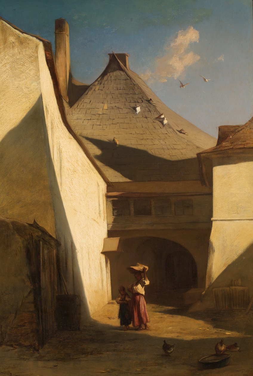 ハンガリーの農場 作： Johann Gualbert Raffalt