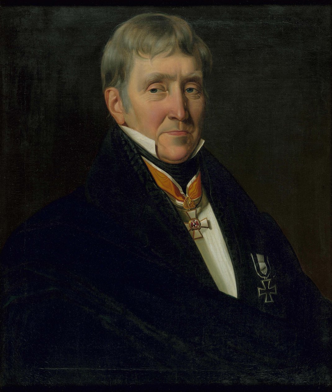 Franz Gerhard Wegeler 1765-1848、1839 の肖像。 作： ヨハンハインリッヒリヒター
