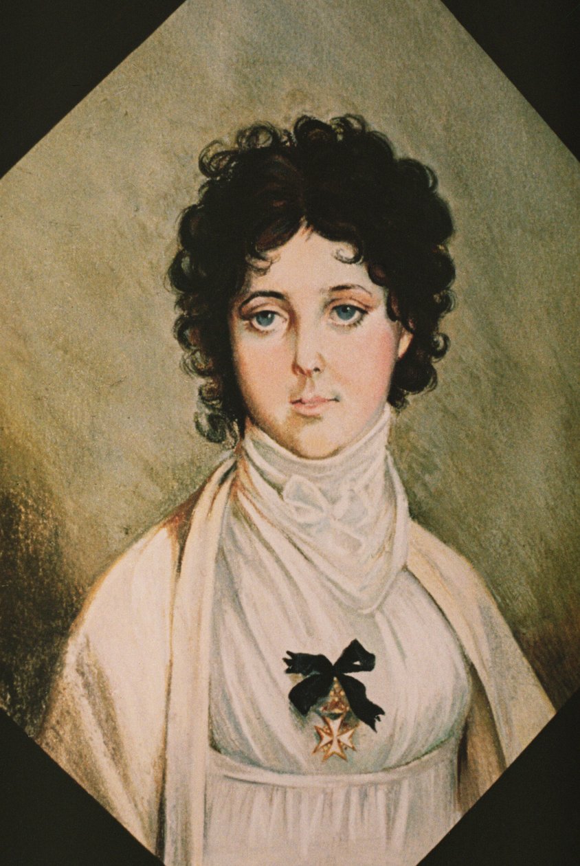 ハミルトン夫人（c.1765-1815） 作： ヨハン・ハインリッヒ・シュミット