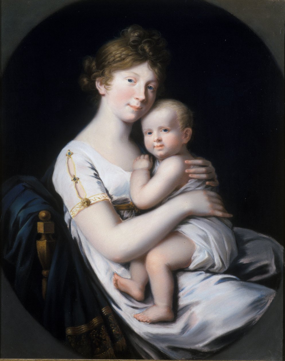 ルイーズフォンプロイセン皇太子とフリードリヒヴィルヘルム4世皇太子妃、1796年 作： ヨハン・ハインリッヒ・シュレーダー