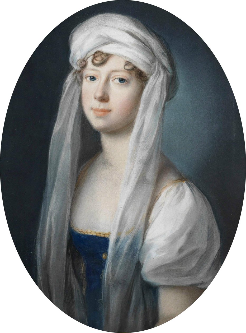 ヨハン・ハインリヒ・シュレーダー - 1806年、ザクセ・ヴァイマール＝アイゼナハの世襲王女として、ロシアのマリア・パヴロヴナ・ロマノヴァ大公妃が誕生 作： ヨハン・ハインリッヒ・シュレーダー