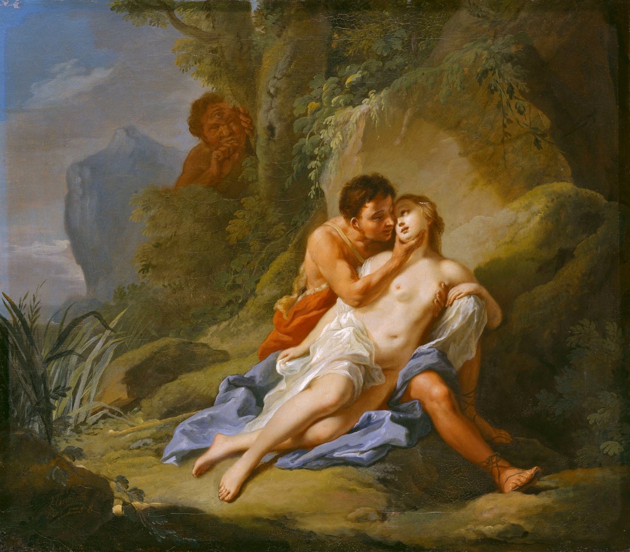 アシスとガラテア 作： Johann Heinrich Tischbein