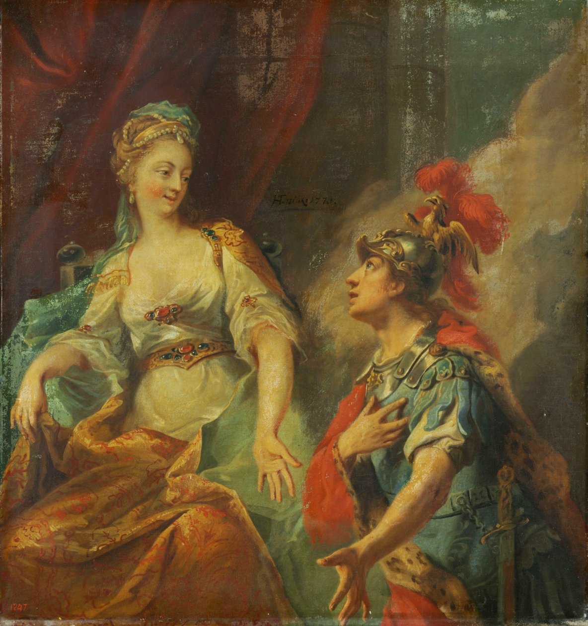 ディドの前のアイネイアス 作： Johann Heinrich Tischbein